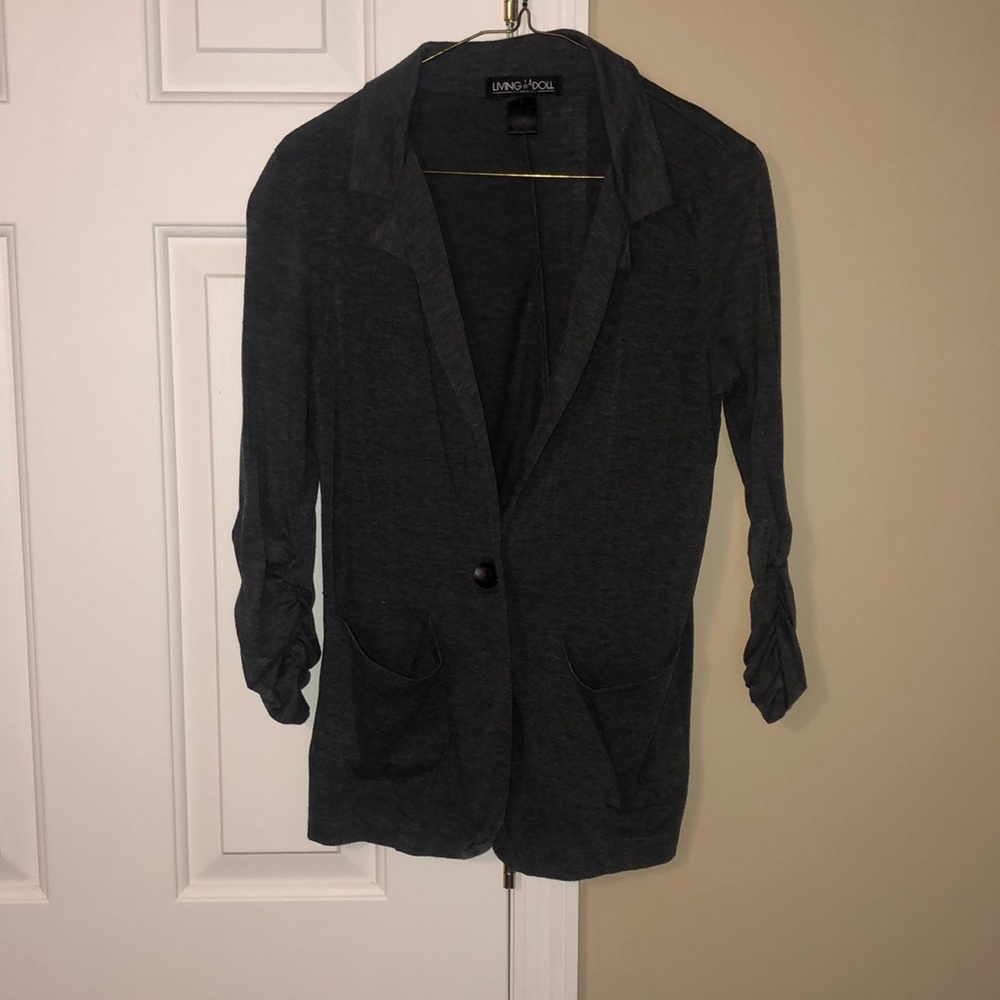 Grey light weight sweater